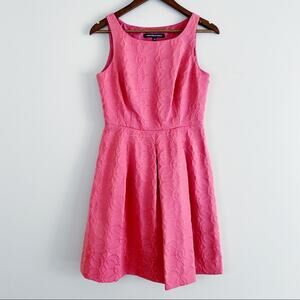 Jones Wear fit & flare sleeveless dress coral size 4 EUC